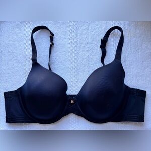 Savage X Fenty 40C Black Bra Underwire Padded Lift Gold Charm